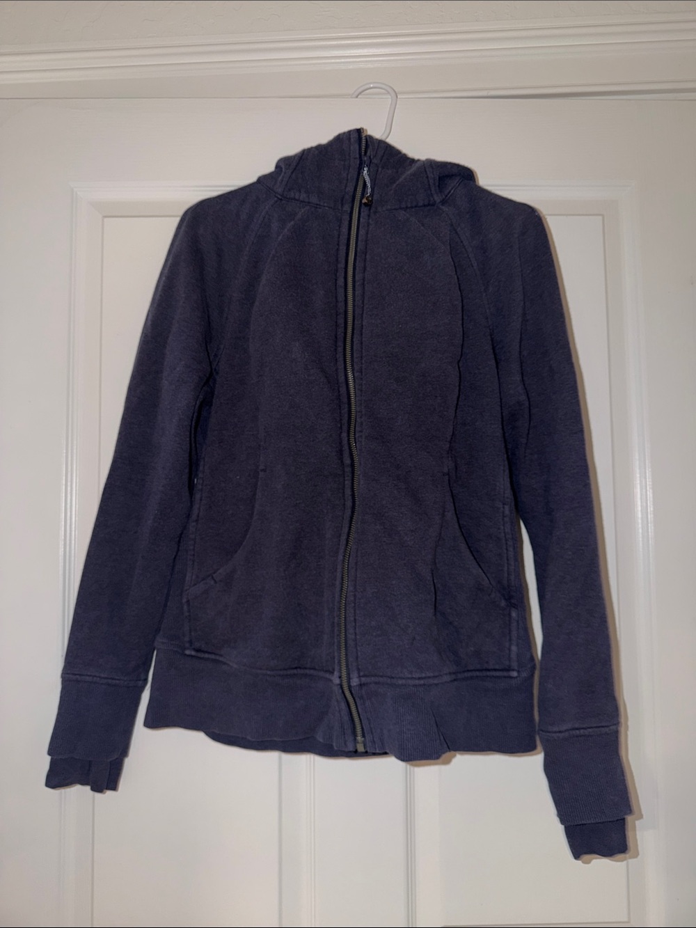 lululemon athletica navy Full-Zip scuba hoodie Jacket
